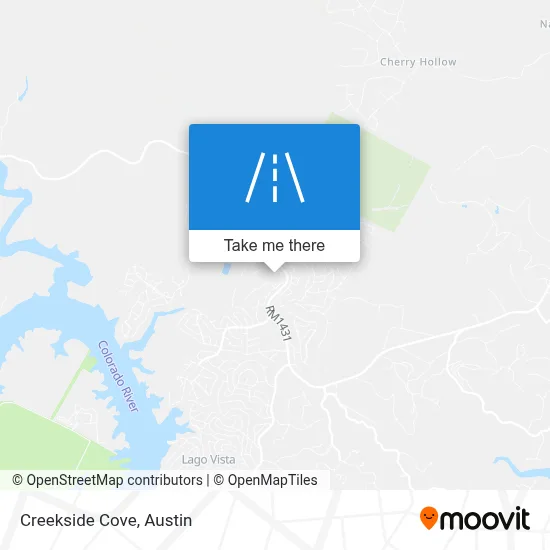 Creekside Cove map