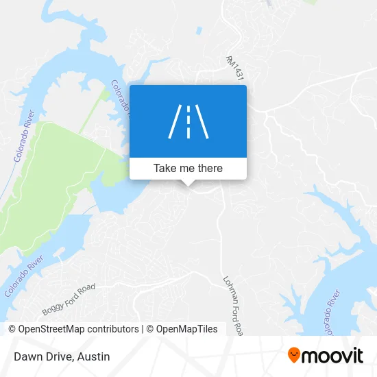 Dawn Drive map
