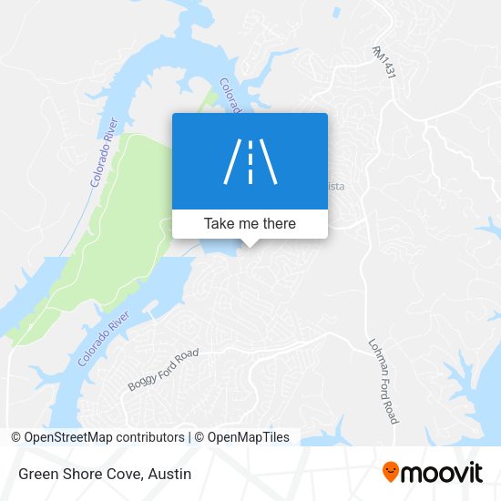 Mapa de Green Shore Cove