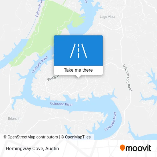 Hemingway Cove map
