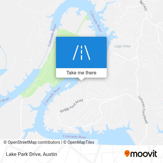 Mapa de Lake Park Drive
