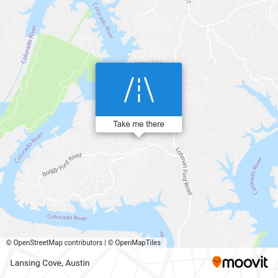 Mapa de Lansing Cove