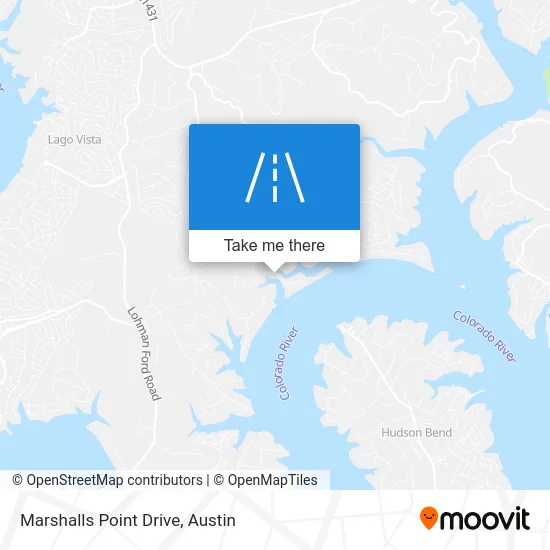 Marshalls Point Drive map