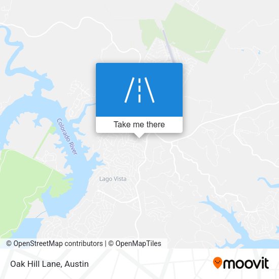 Mapa de Oak Hill Lane