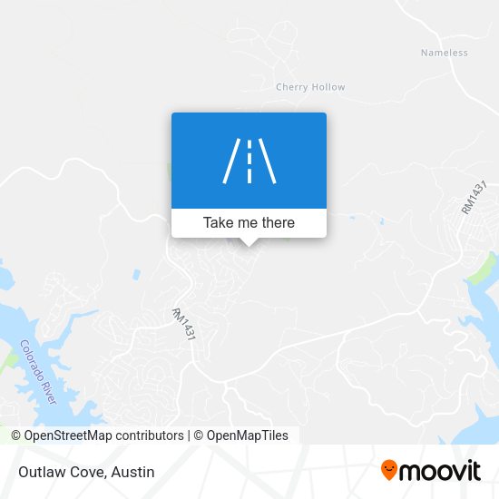 Mapa de Outlaw Cove