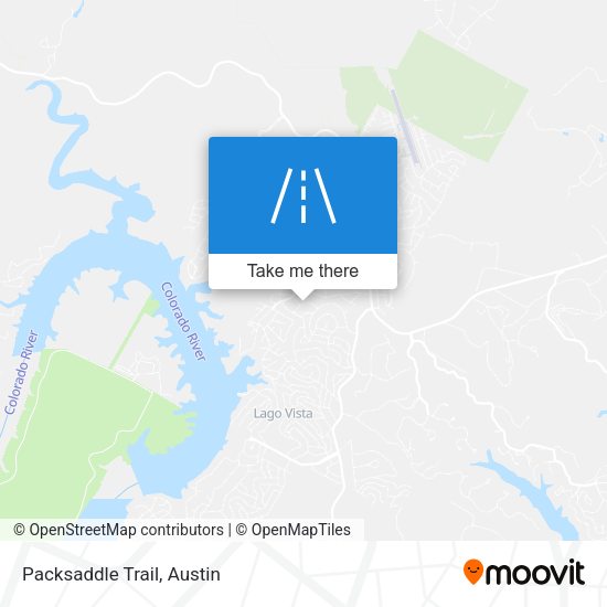 Packsaddle Trail map