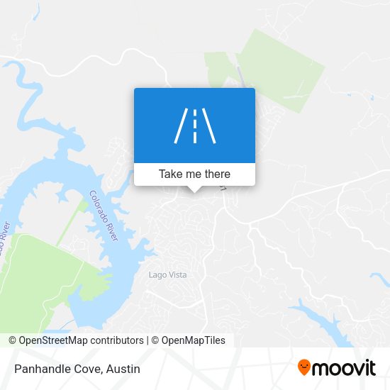 Mapa de Panhandle Cove