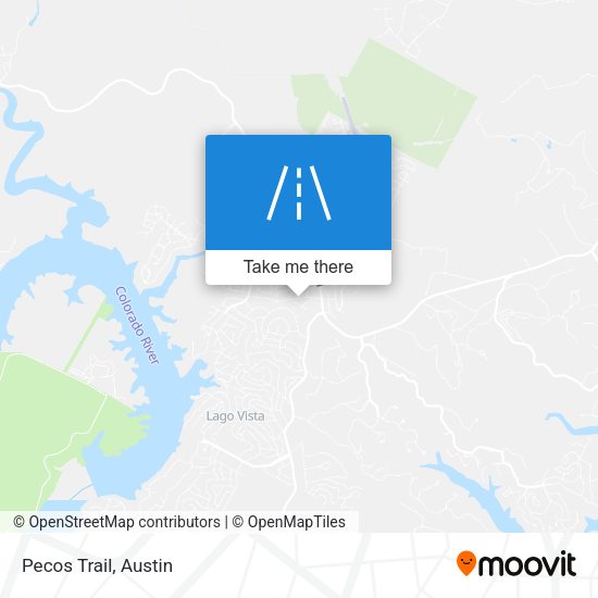 Mapa de Pecos Trail
