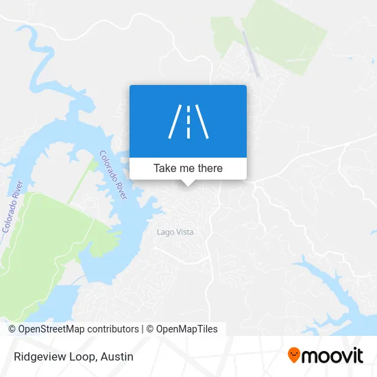 Ridgeview Loop map