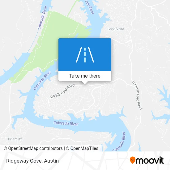 Ridgeway Cove map