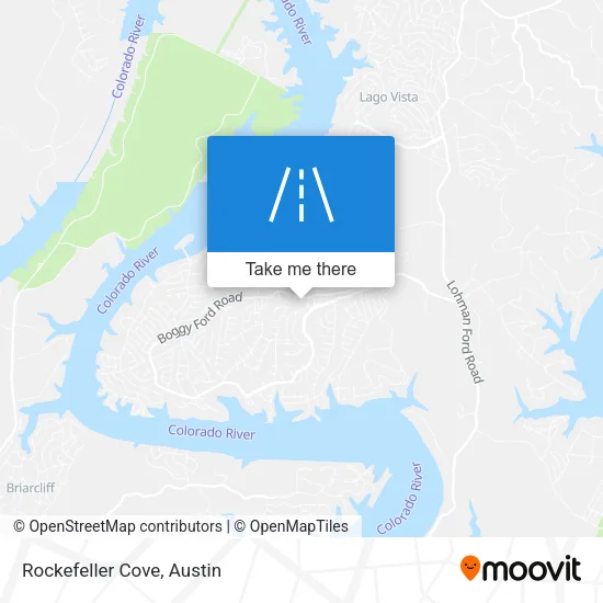 Rockefeller Cove map
