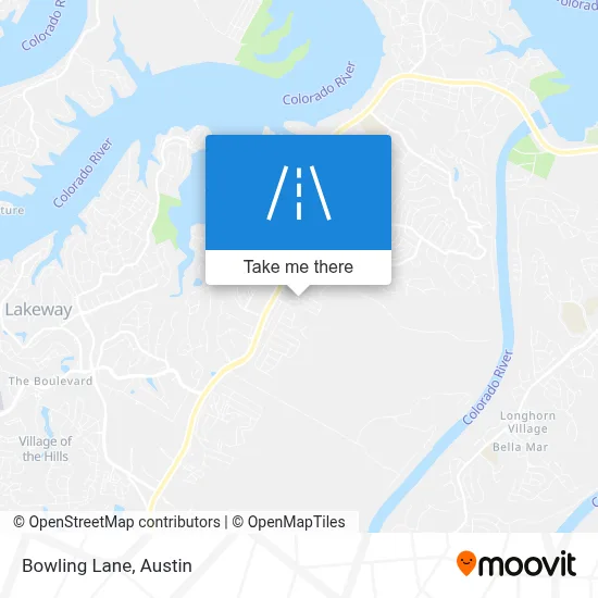 Bowling Lane map