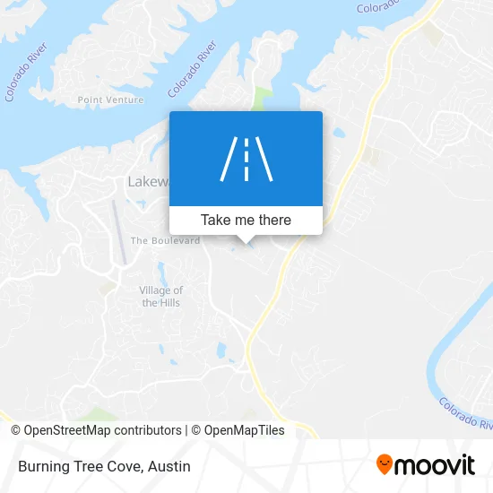 Burning Tree Cove map
