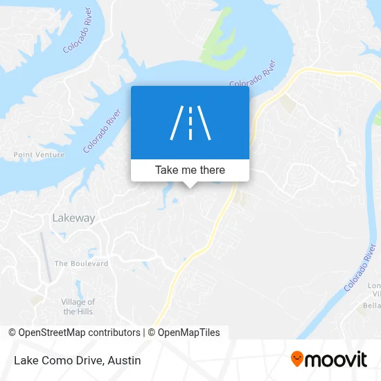 Lake Como Drive map