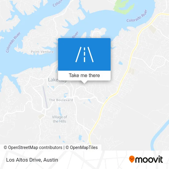Los Altos Drive map