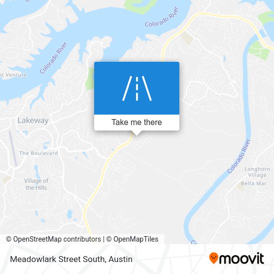 Meadowlark Street South map
