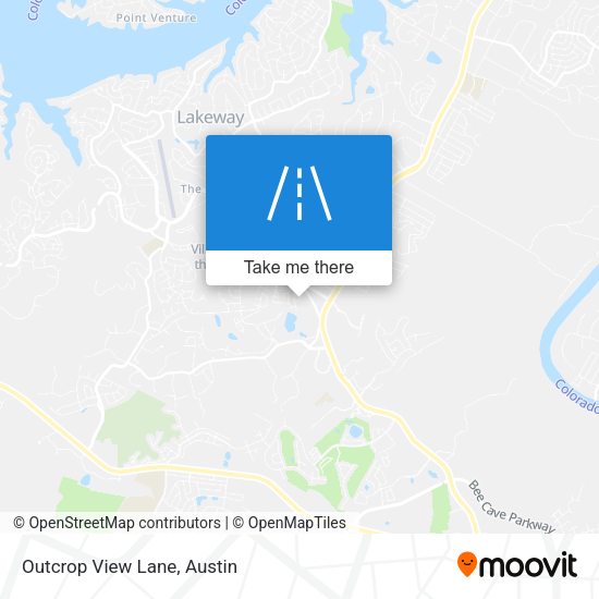 Outcrop View Lane map