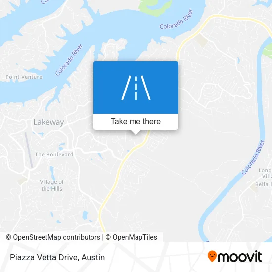 Piazza Vetta Drive map