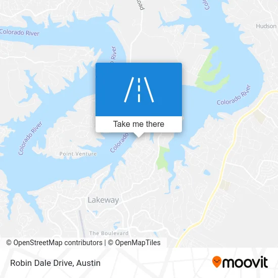 Robin Dale Drive map