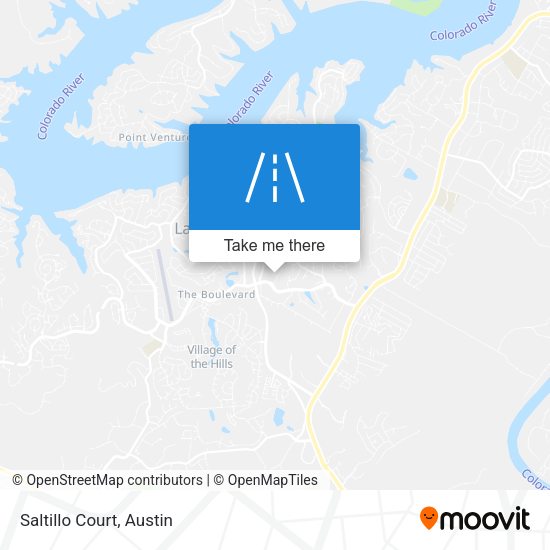 Mapa de Saltillo Court