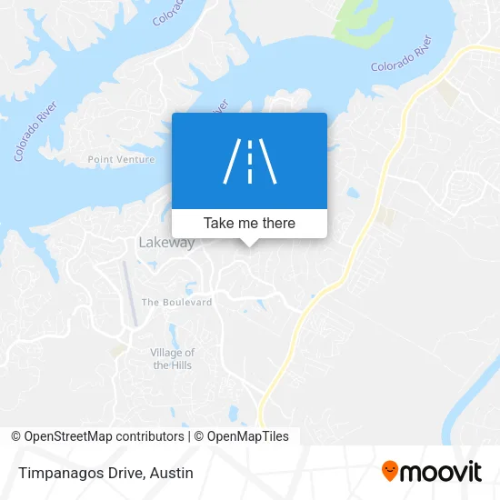 Timpanagos Drive map