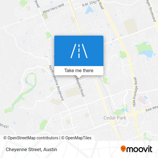 Mapa de Cheyenne Street