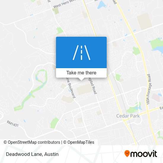 Mapa de Deadwood Lane