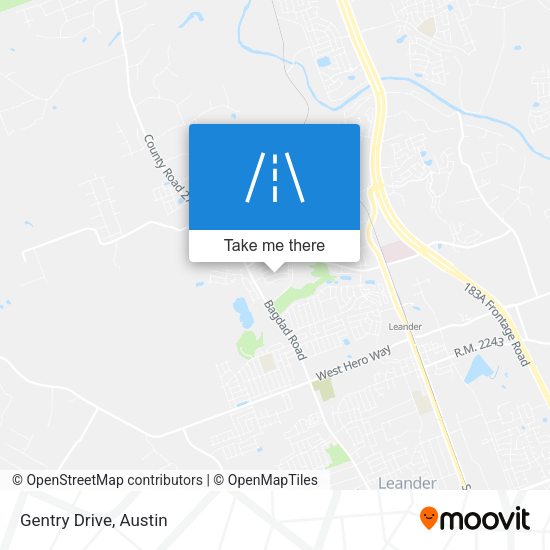 Gentry Drive map