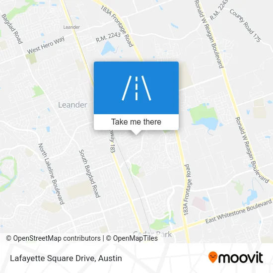 Lafayette Square Drive map