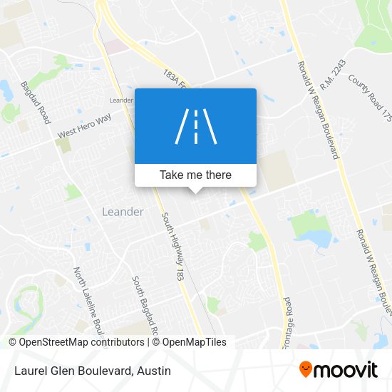 Mapa de Laurel Glen Boulevard
