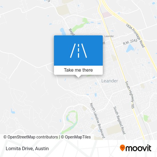 Lomita Drive map