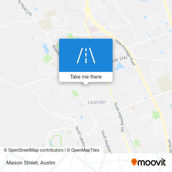 Mapa de Mason Street