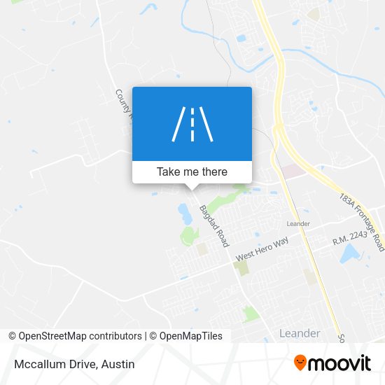 Mapa de Mccallum Drive