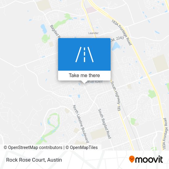 Mapa de Rock Rose Court