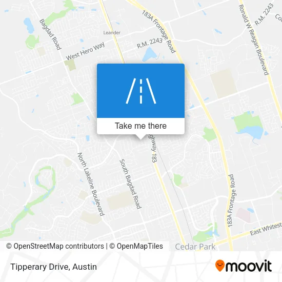 Tipperary Drive map
