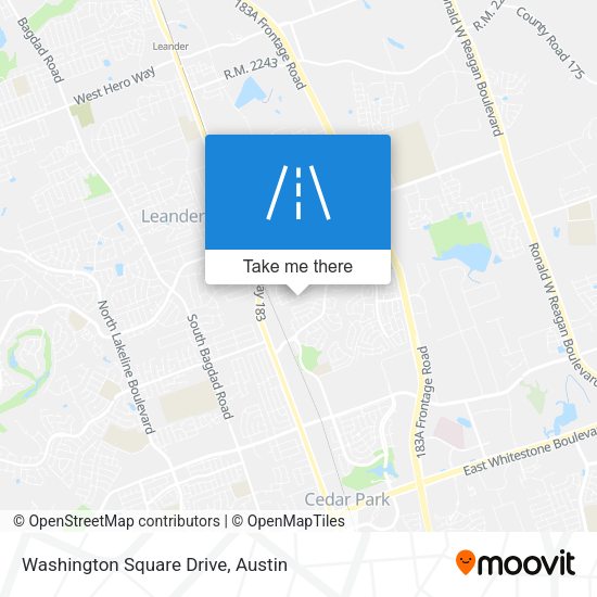 Mapa de Washington Square Drive