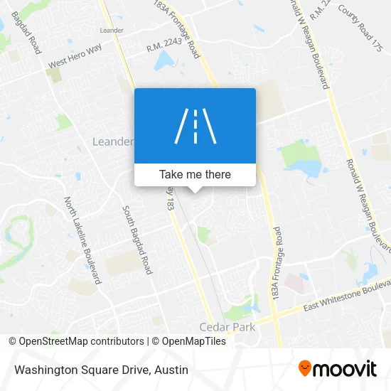 Washington Square Drive map