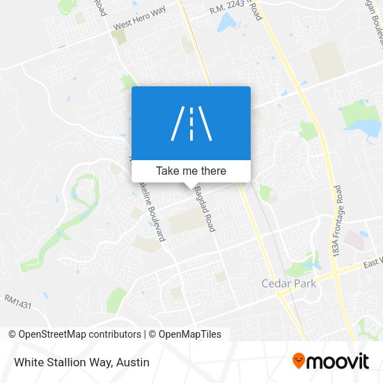Mapa de White Stallion Way