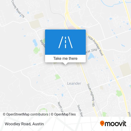 Mapa de Woodley Road