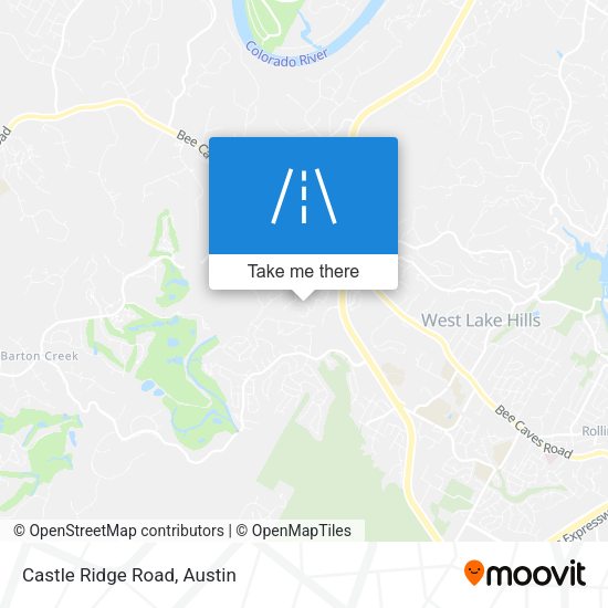 Mapa de Castle Ridge Road