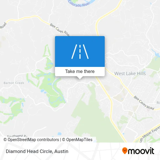 Diamond Head Circle map