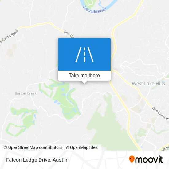 Falcon Ledge Drive map