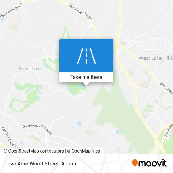 Mapa de Five Acre Wood Street