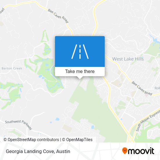 Mapa de Georgia Landing Cove