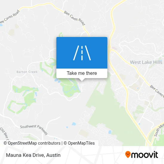 Mauna Kea Drive map