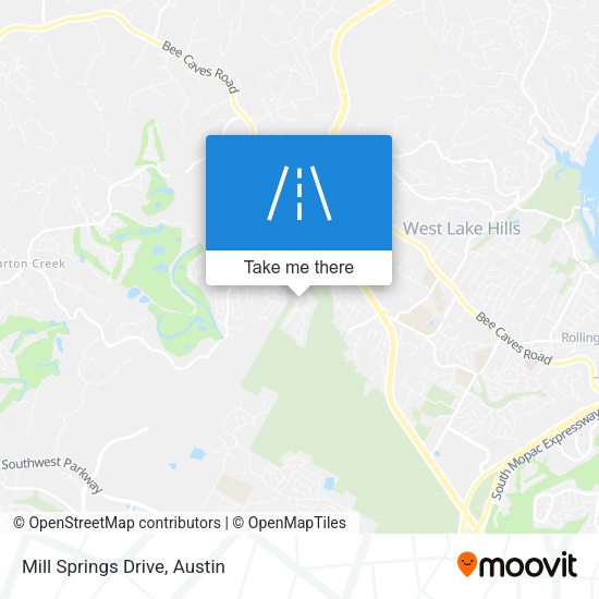 Mapa de Mill Springs Drive