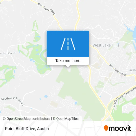 Point Bluff Drive map