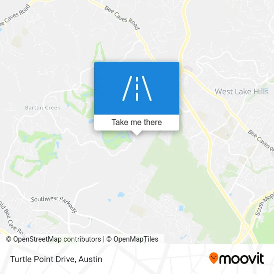Turtle Point Drive map