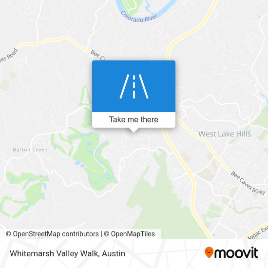 Whitemarsh Valley Walk map