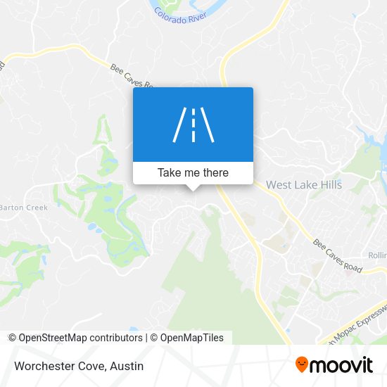 Mapa de Worchester Cove